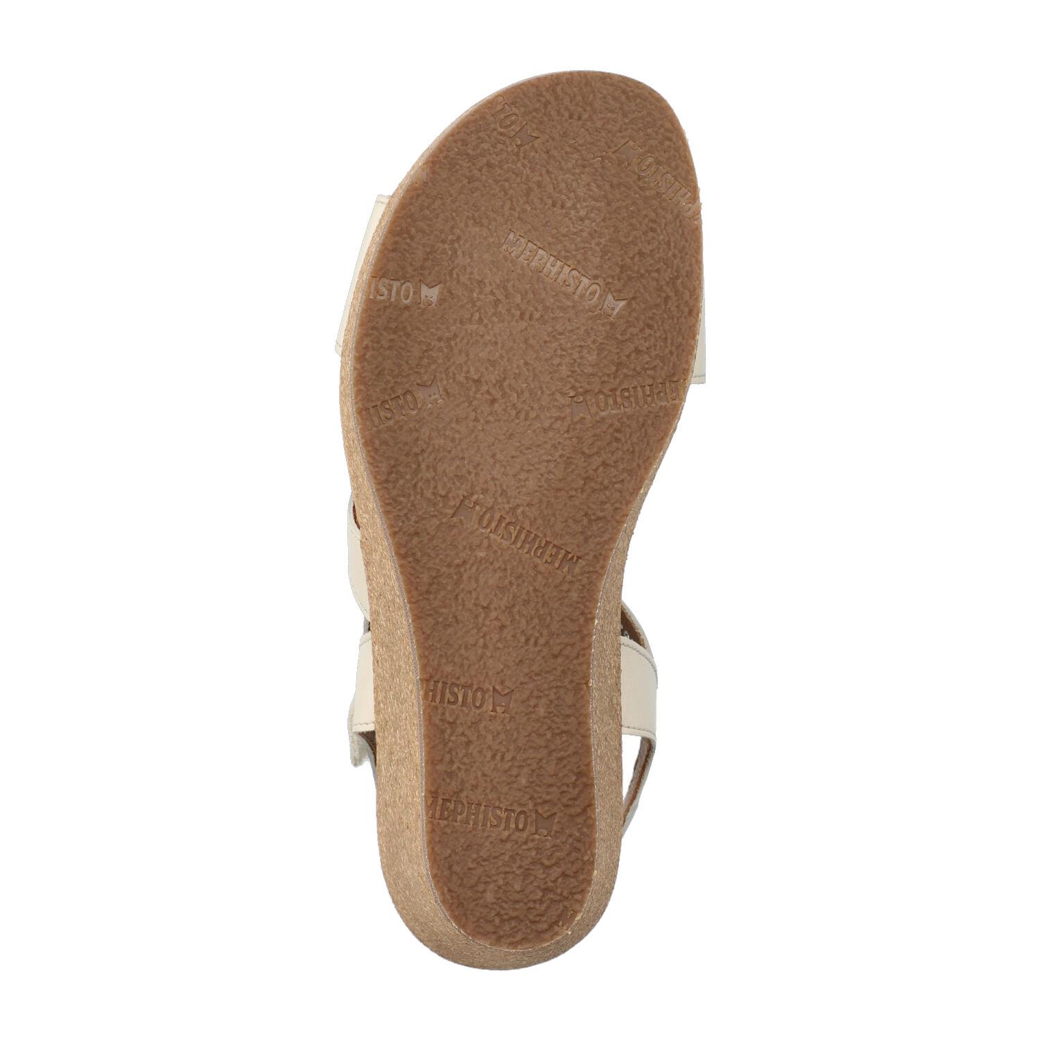 sandales femme modèle Nonnie Blanc casse - Mephisto